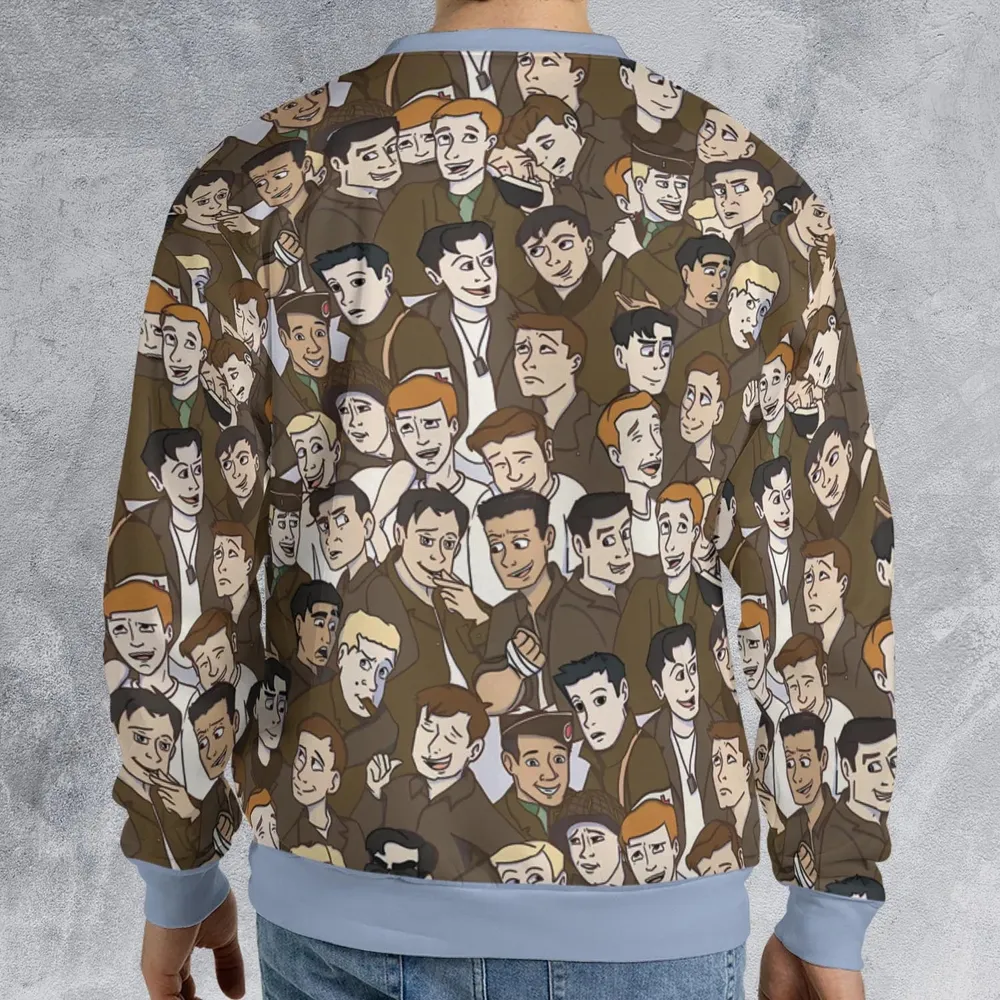 Band Of Brothers All-over Print Sweatshirt - 2