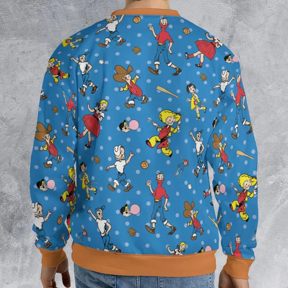 Bazooka Joe and His Friends All-over Print Sweatshirt - 2