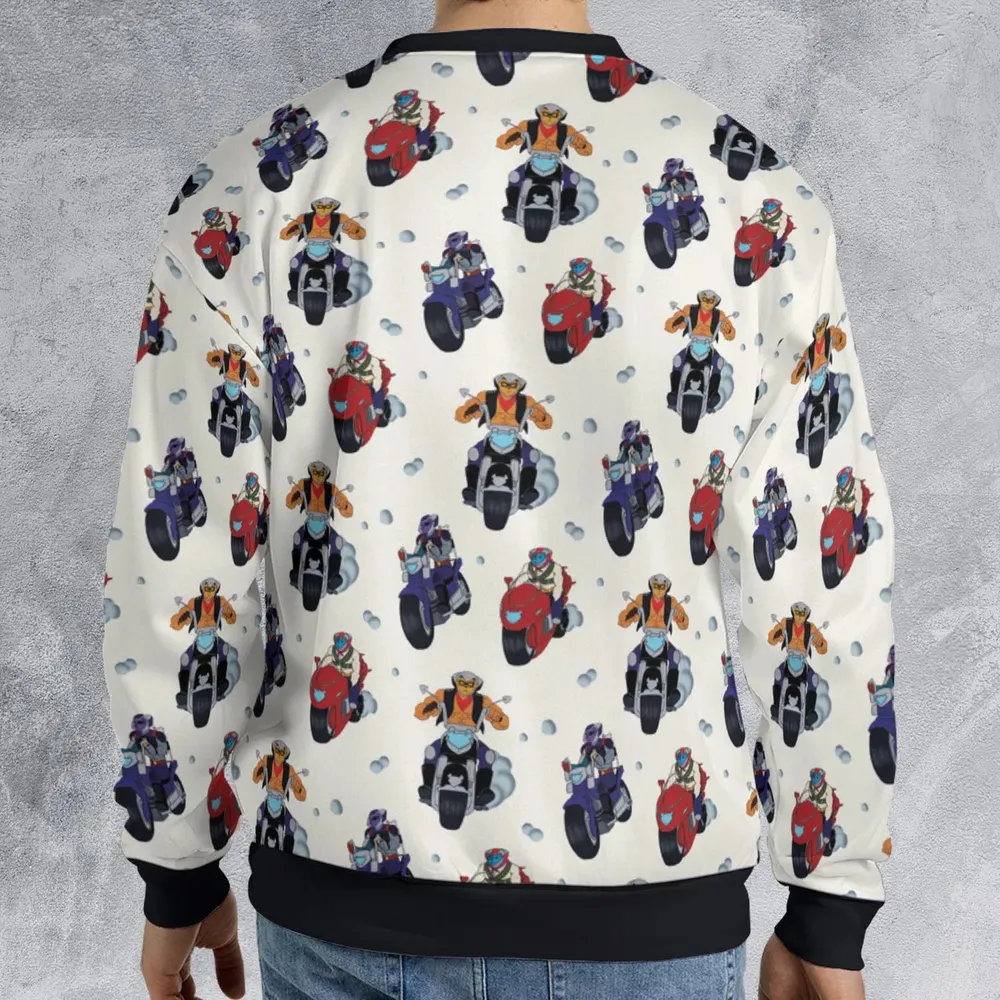 Biker Mice Characters All-over Print Sweatshirt - 2