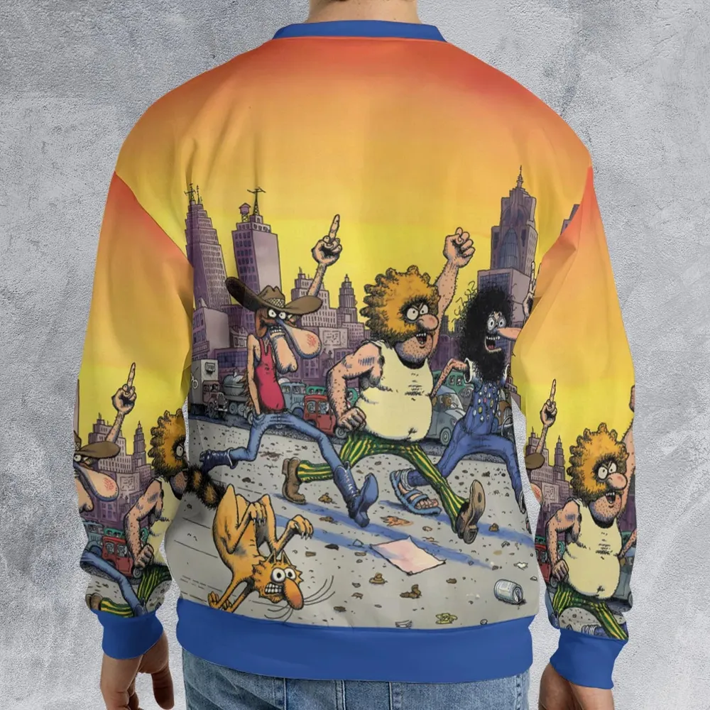 The Fabulous Furry Freak Brothers All-over Print Sweatshirt - 2