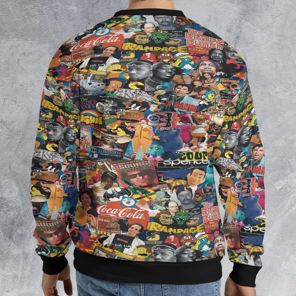POP Culture All-over Print Sweatshirt - 2