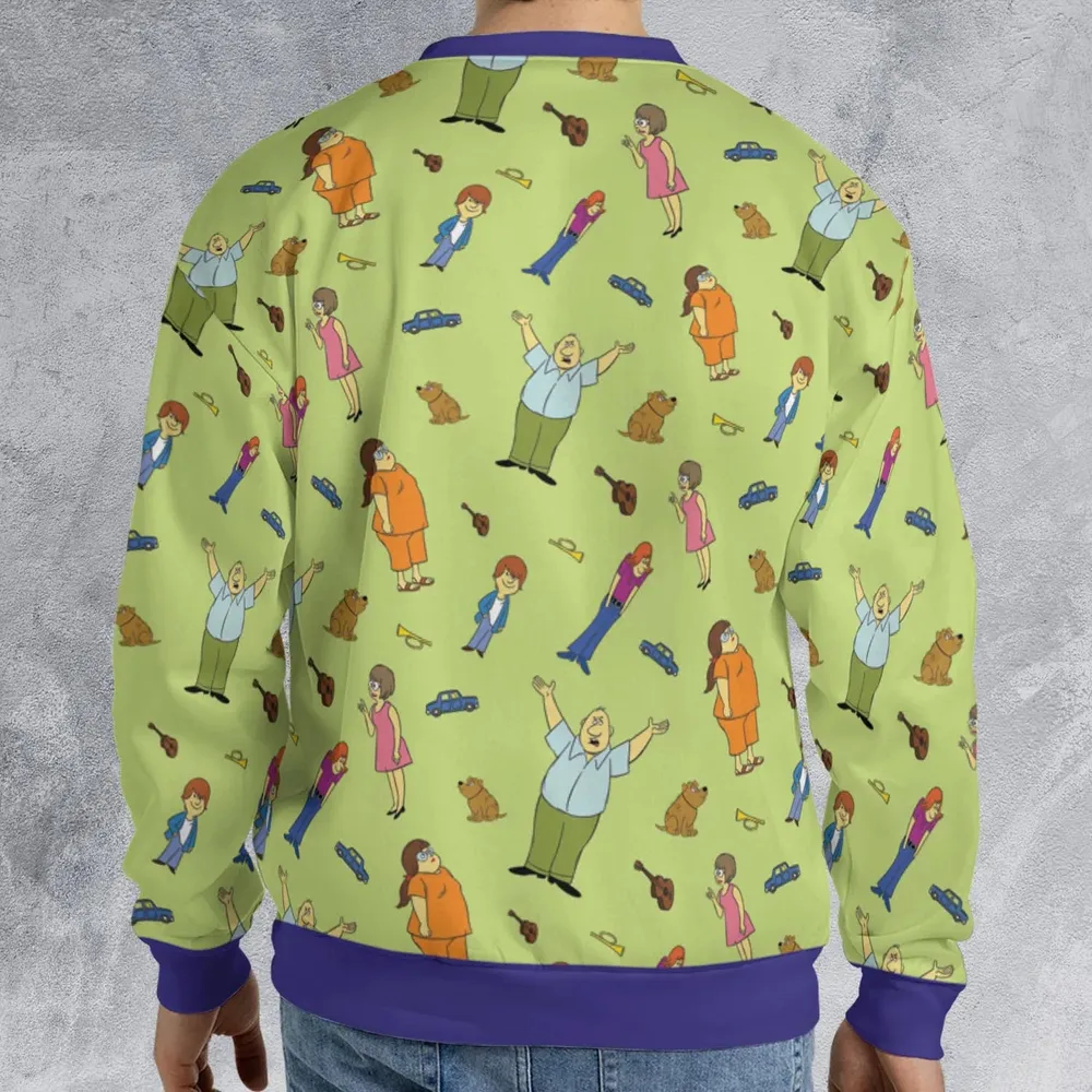 Wait Till Your Father Gets Home Characters All-over Print Sweatshirt - 2