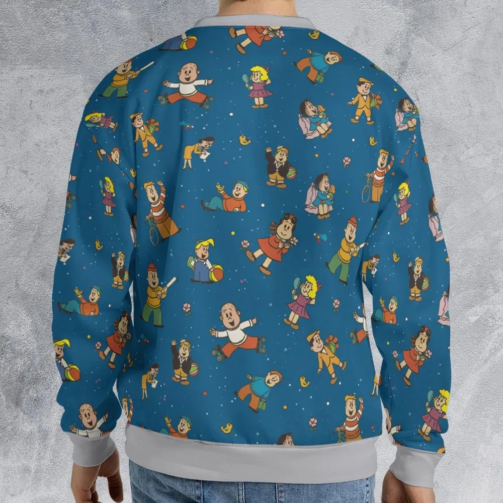 Cartoon Throwback The Little Lulu Show All-over Print Sweatshirt - 2