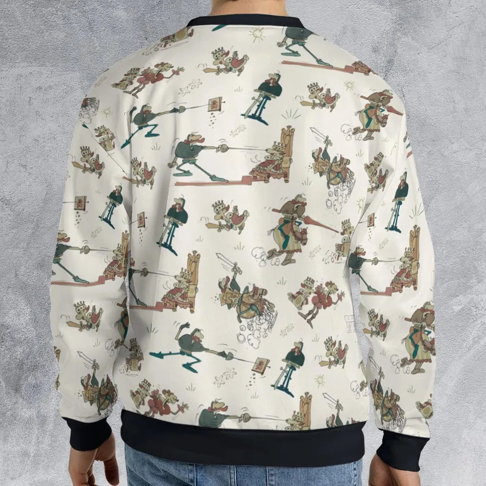 Cap'n Crunch And King Vitaman Character All-over Print Sweatshirt - 2