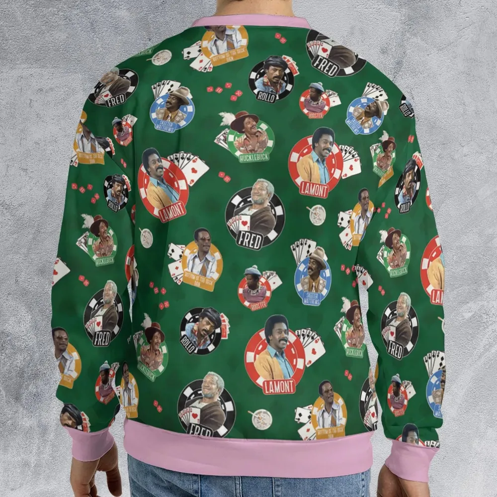The Card Sharps Sanford and Son All-over Print Sweatshirt - 2