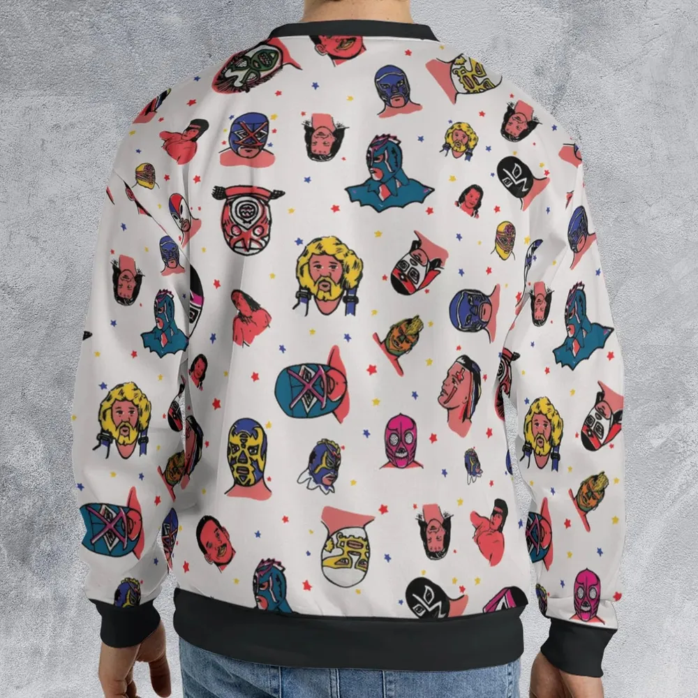 Lucha Libre Wrestling All-over Print Sweatshirt - 2