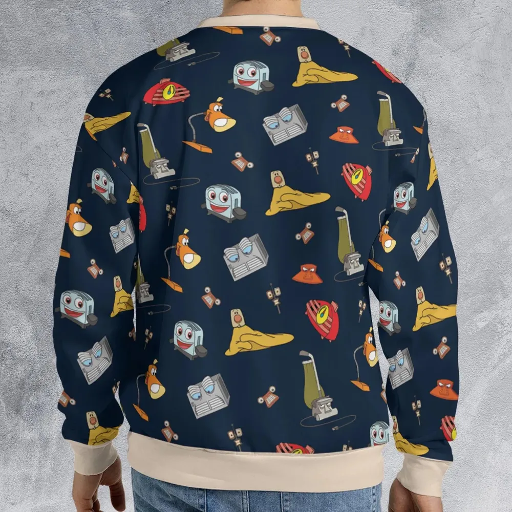 Brave Little Appliances The Brave Little Toaster All-over Print Sweatshirt - 2