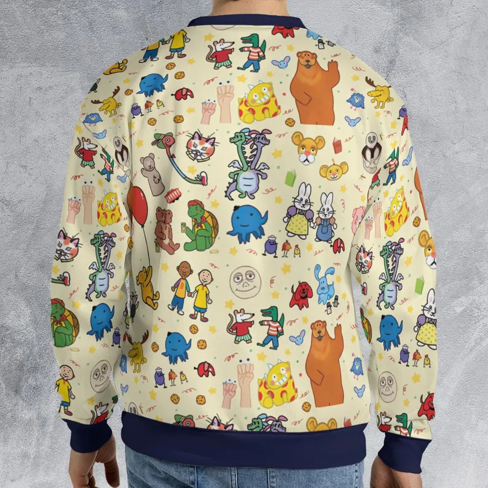Nostalgia Train All-over Print Sweatshirt - 2