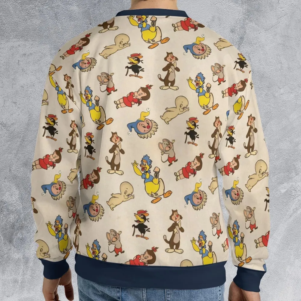 Harvey TV Stars Cartoon Characters All-over Print Sweatshirt - 2