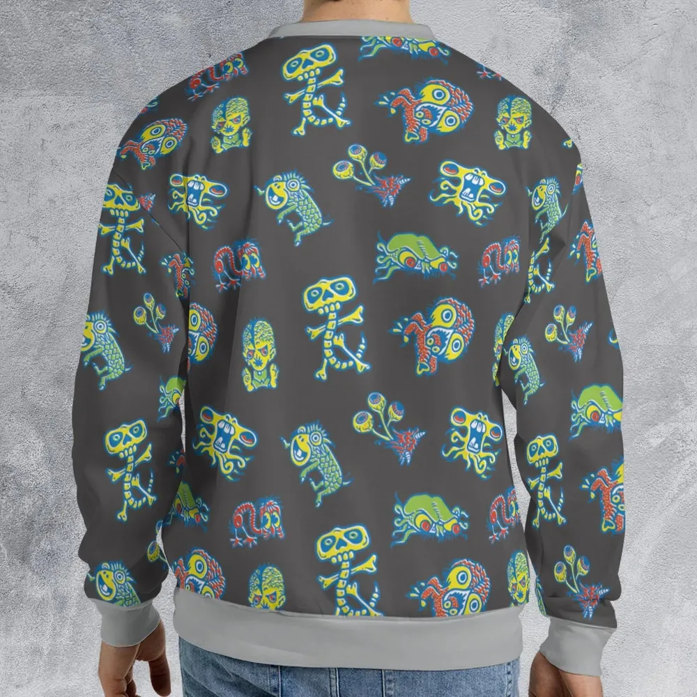 How To Use Monster Tatoos All-over Print Sweatshirt - 2