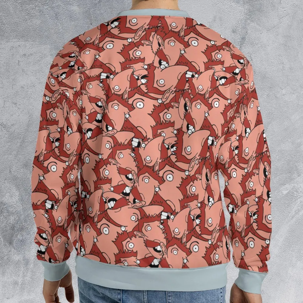 Smashing Threads Nigel Thornberry All-over Print Sweatshirt - 2