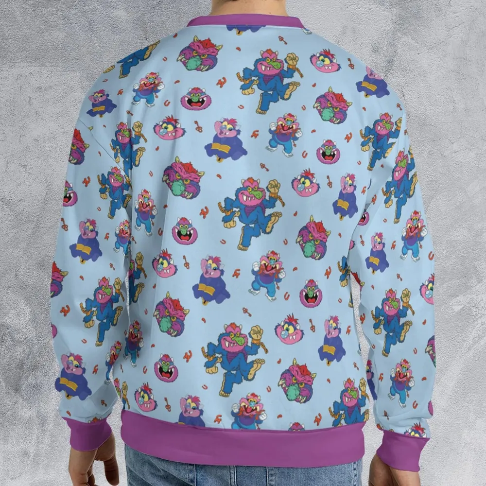 Blue Monster My Pet Monster All-over Print Sweatshirt - 2
