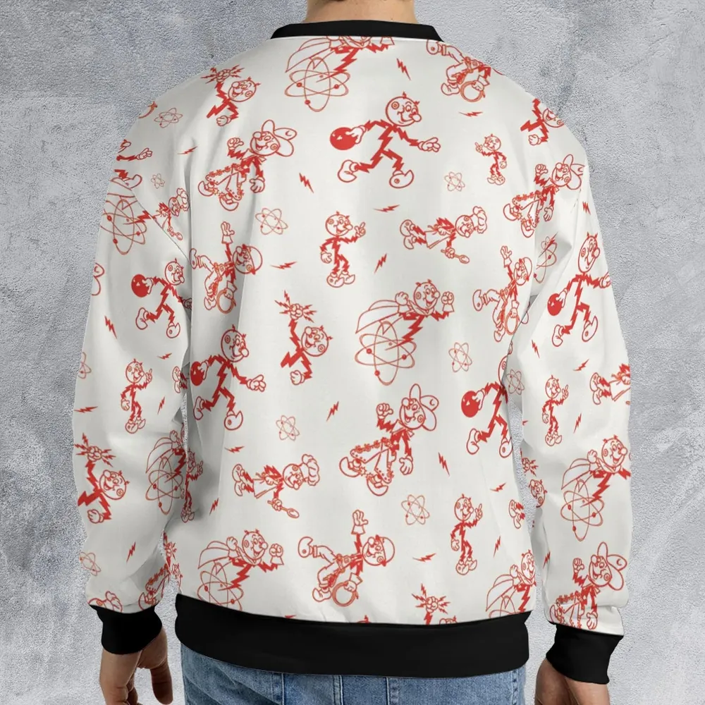 Vintage Style Nostalgic Reddy Kilowatt All-over Print Sweatshirt - 2