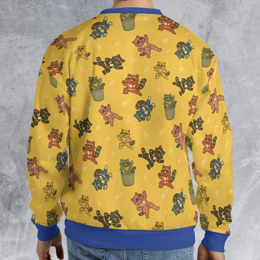 Morphin Time Trash Panda All-over Print Sweatshirt - 2