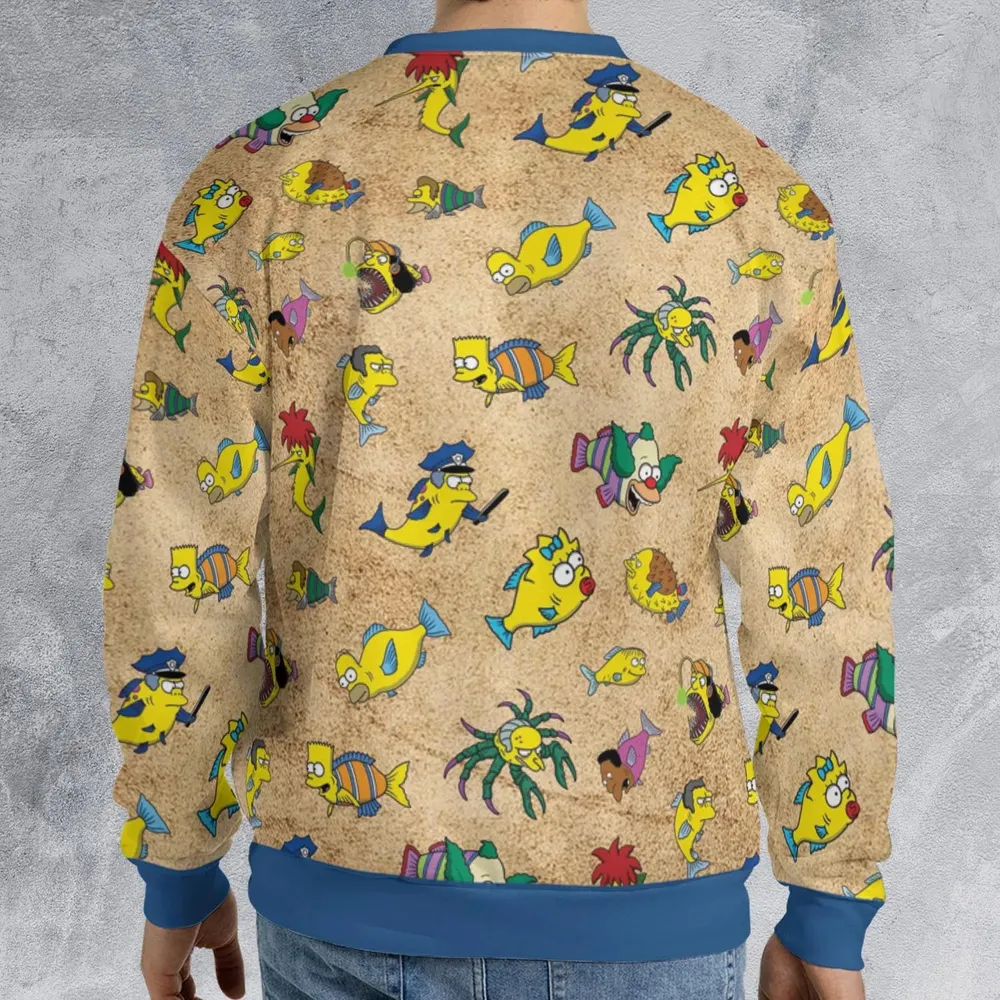 Shrimpsons The Simpsons All-over Print Sweatshirt - 2