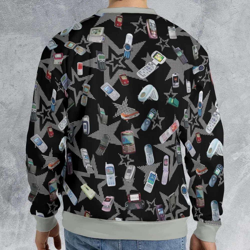 Retro Futurism All-over Print Sweatshirt - 2