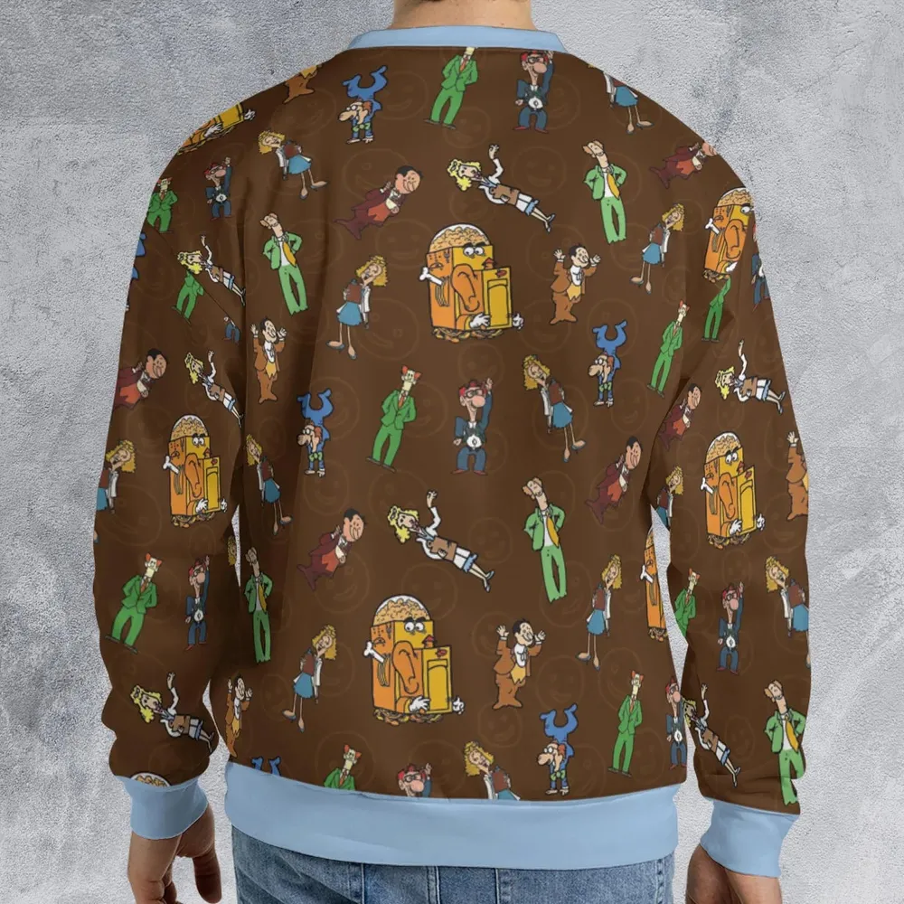 Grins and Smiles And Giggles And Laugh All-over Print Sweatshirt - 2