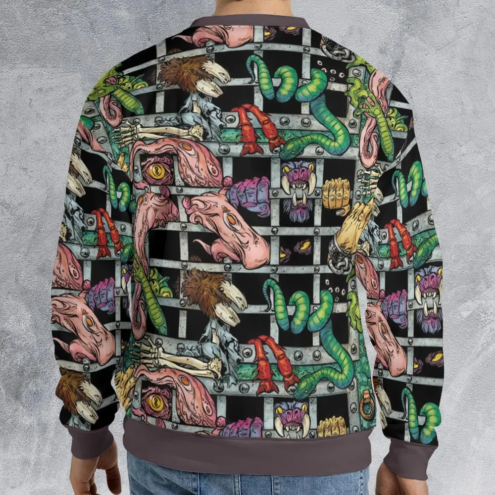 Castle Grayskull Dungeon He-man And The Masters Of The Universe All-over Print Sweatshirt - 2