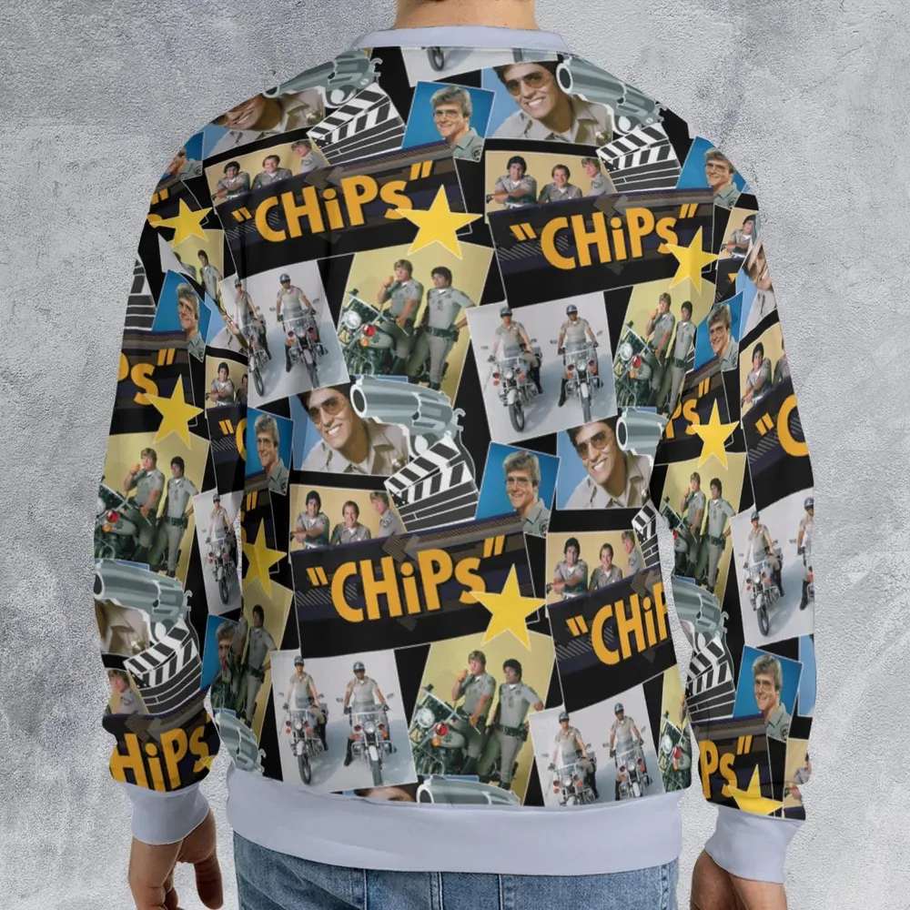70s Flashback Chips All-over Print Sweatshirt - 2