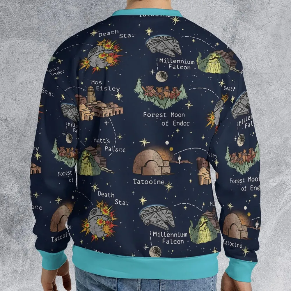 Points of Interest Star Wars All-over Print Sweatshirt - 2