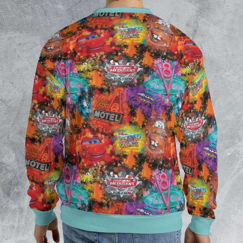 Neon Radiator Spring Cars All-over Print Sweatshirt - 2