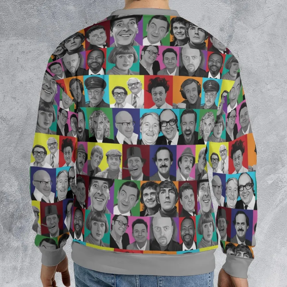 Laughter is the Best Medicine All-over Print Sweatshirt - 2