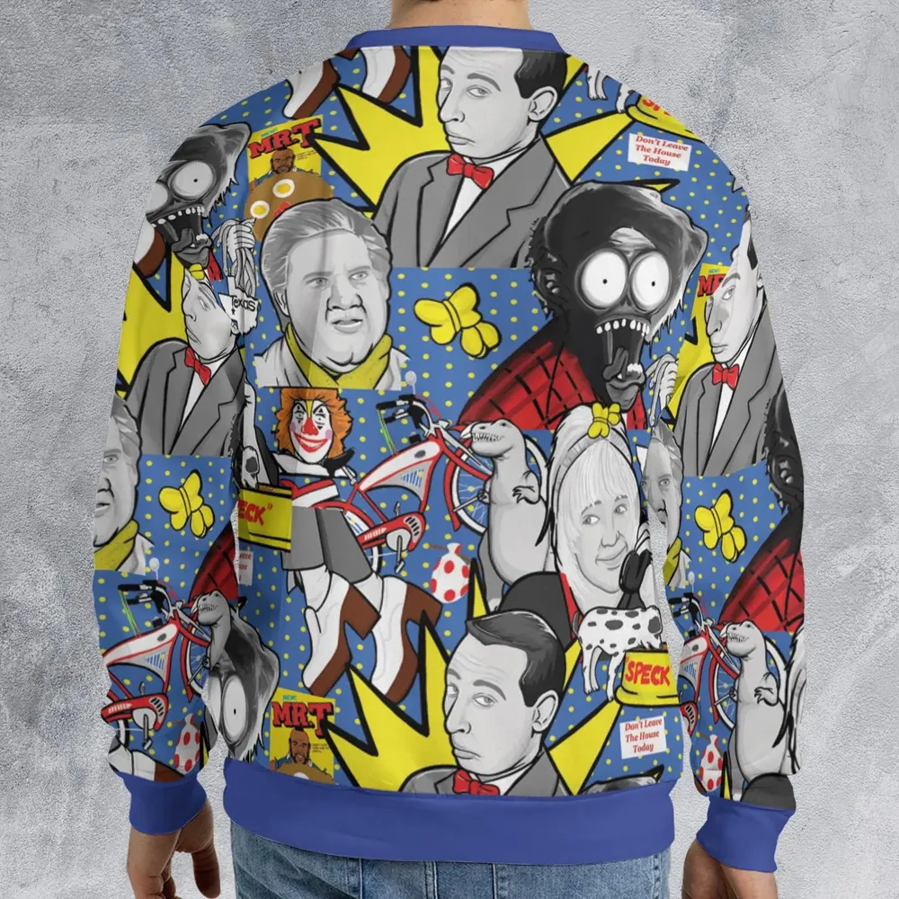 Don't Leave The House Today Pee Wee's Big Adventure All-over Print Sweatshirt - 2