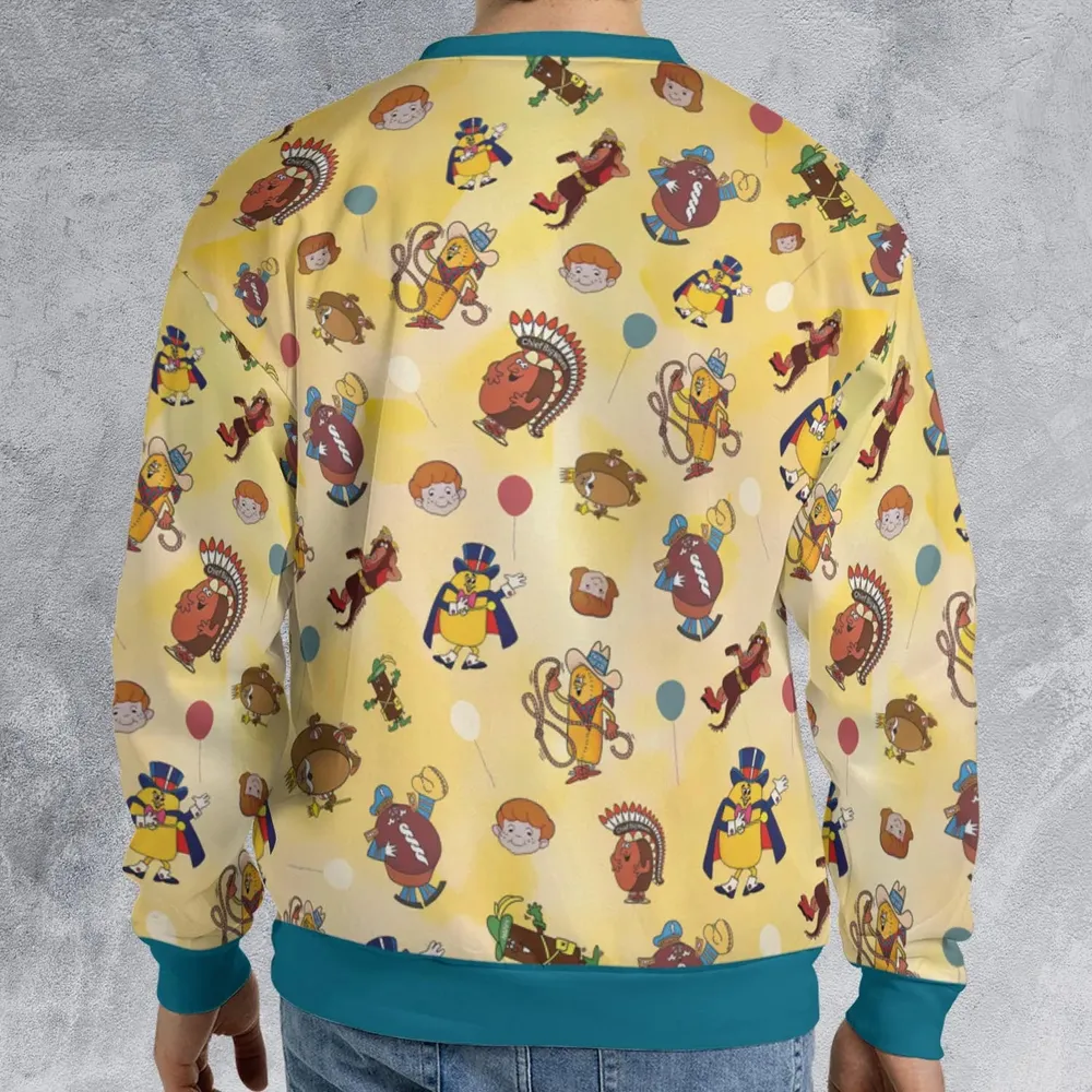 Hostess Gang Mascot Characters All-over Print Sweatshirt - 2