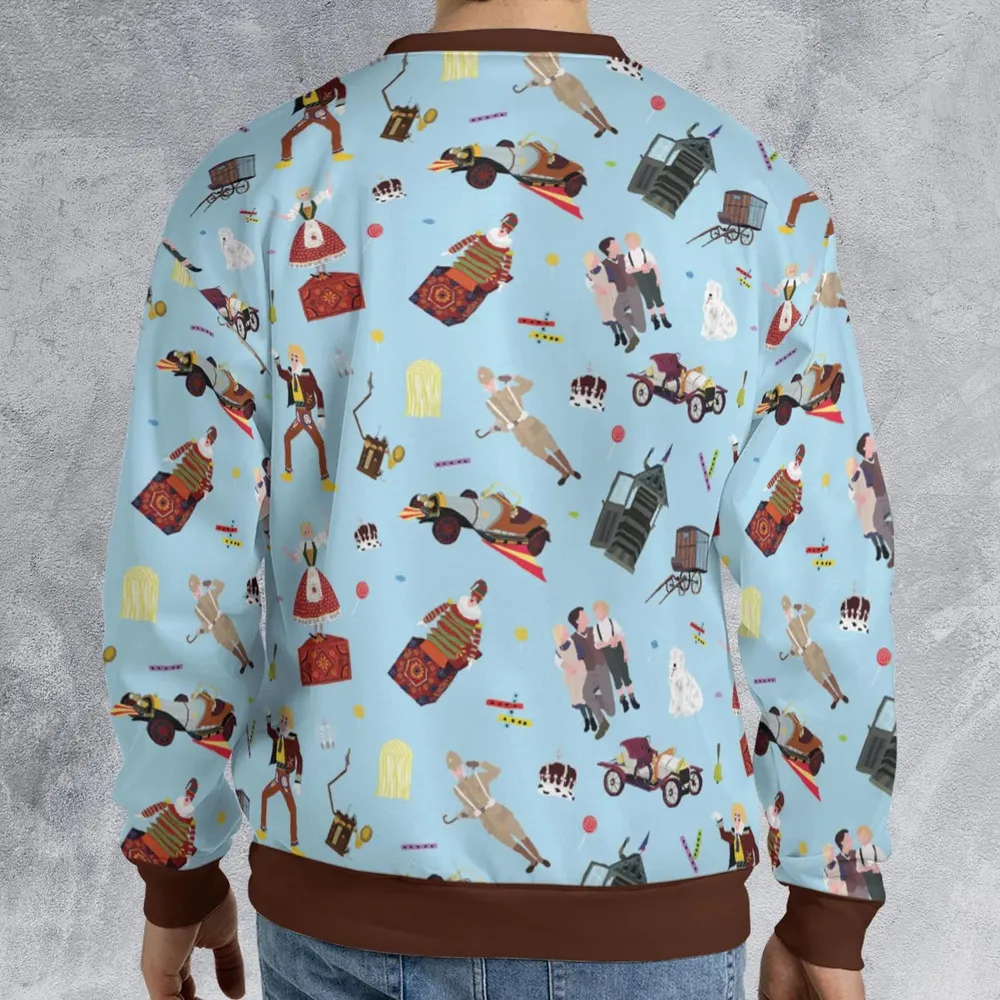 Chitty Chitty Bang Bang Patterns All-over Print Sweatshirt - 2