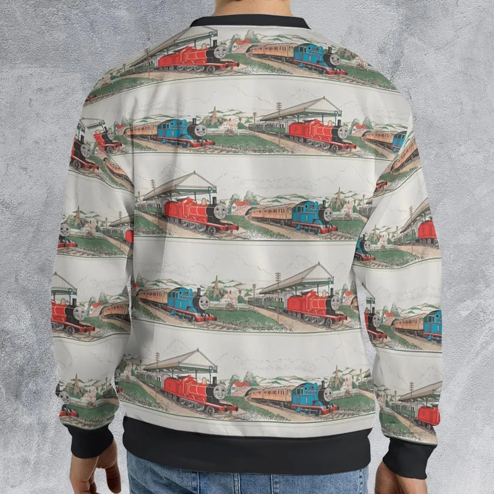 Vintage Thomas & James All-over Print Sweatshirt - 2