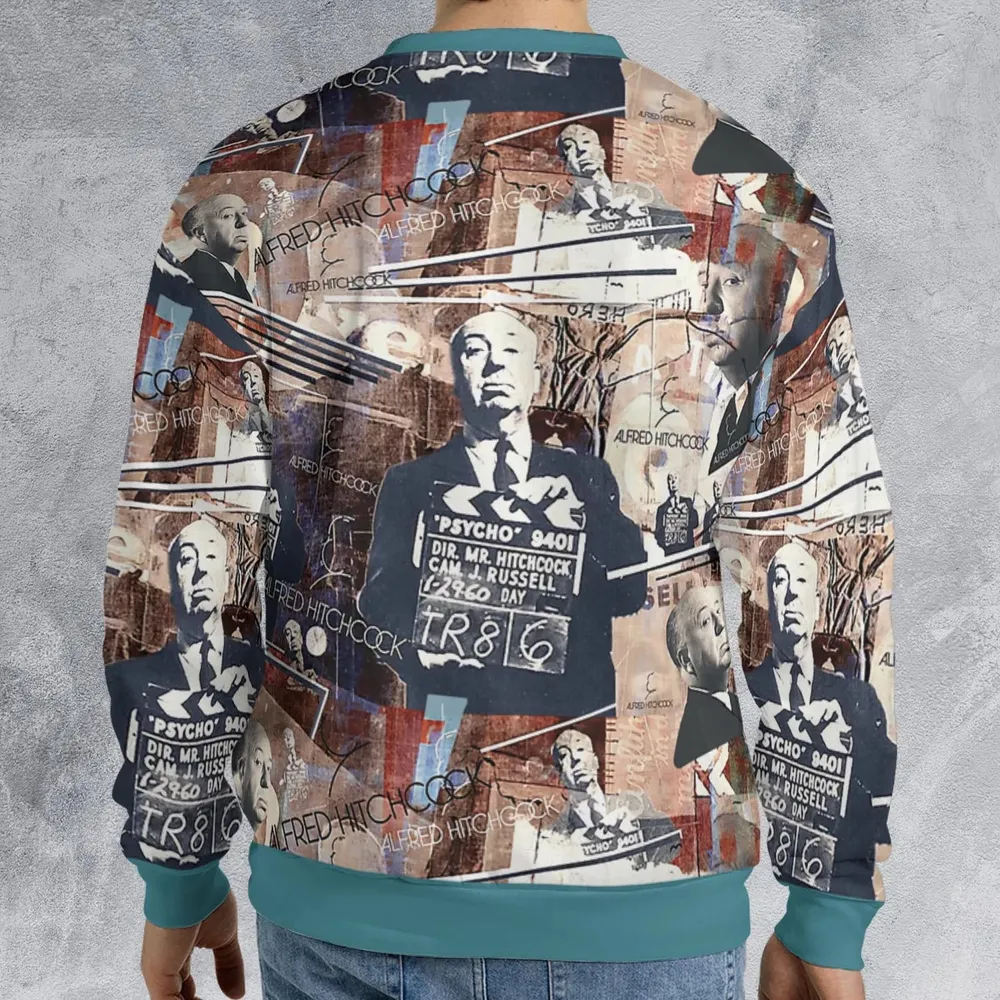 Alfred Hitchcock Aesthetic All-over Print Sweatshirt - 2