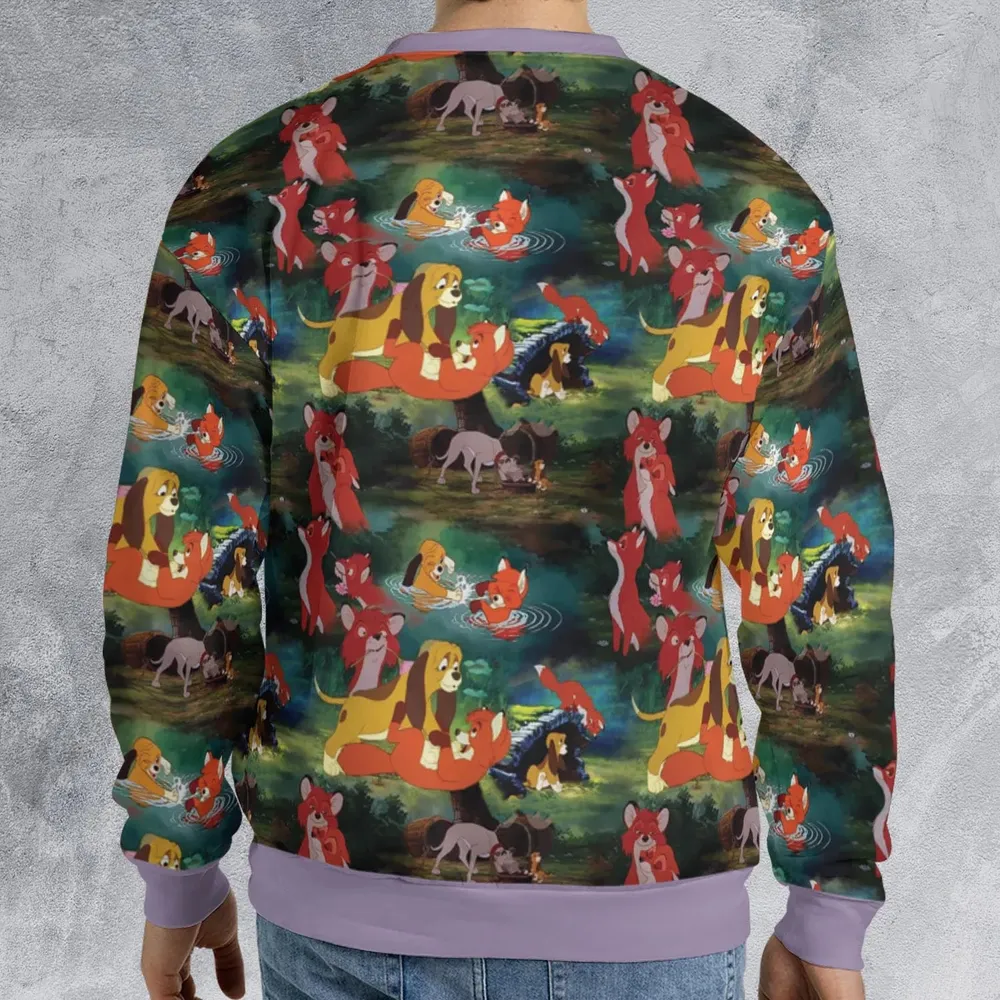 The Fox and the Hound All-over Print Sweatshirt - 2