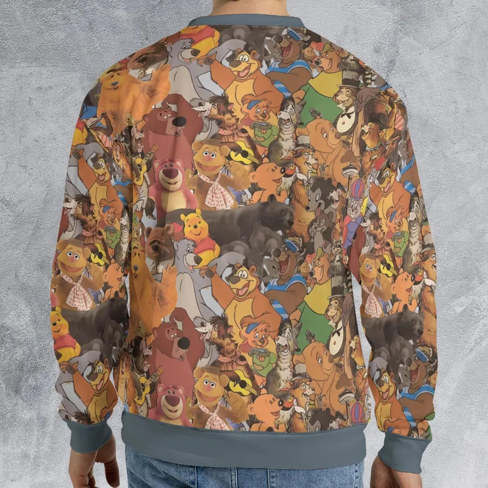 Bear Squad All-over Print Sweatshirt - 2