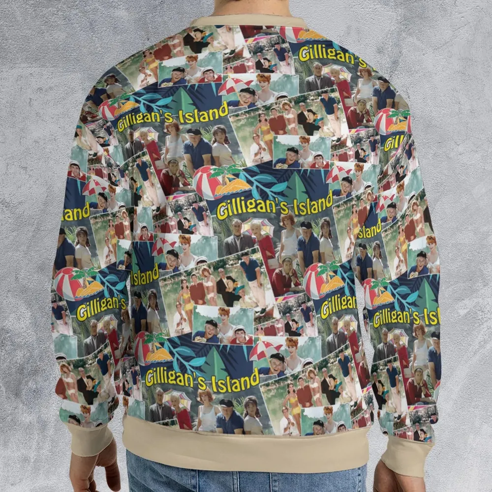 Island Time Gilligan's Island All-over Print Sweatshirt - 2