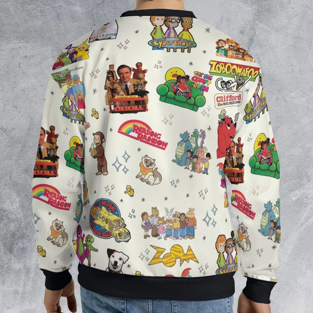 If You Were A PBS Kid All-over Print Sweatshirt - 2