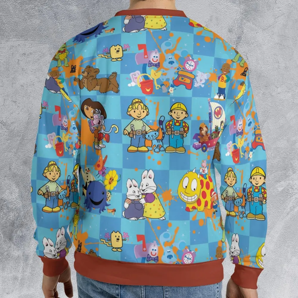 90s cartoon Nostalgic All-over Print Sweatshirt - 2