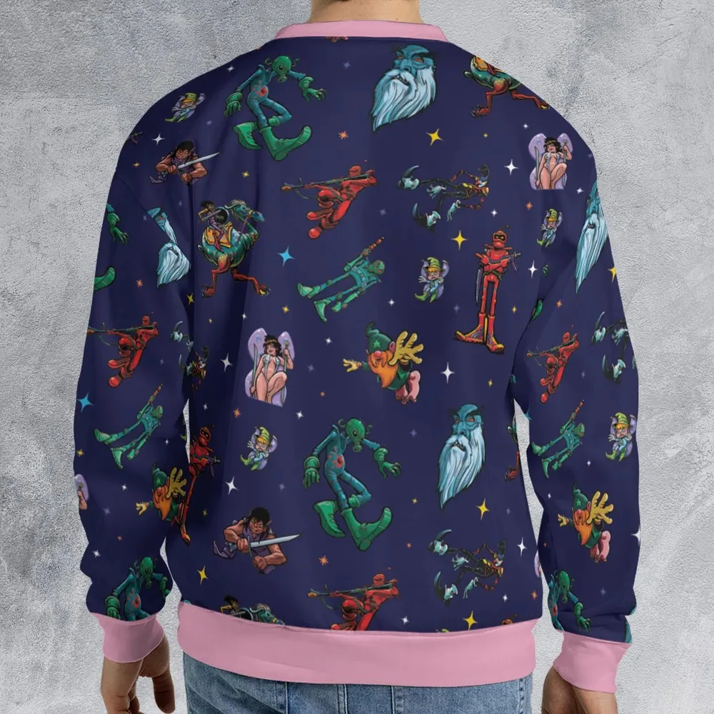 Wizard Characters All-over Print Sweatshirt - 2