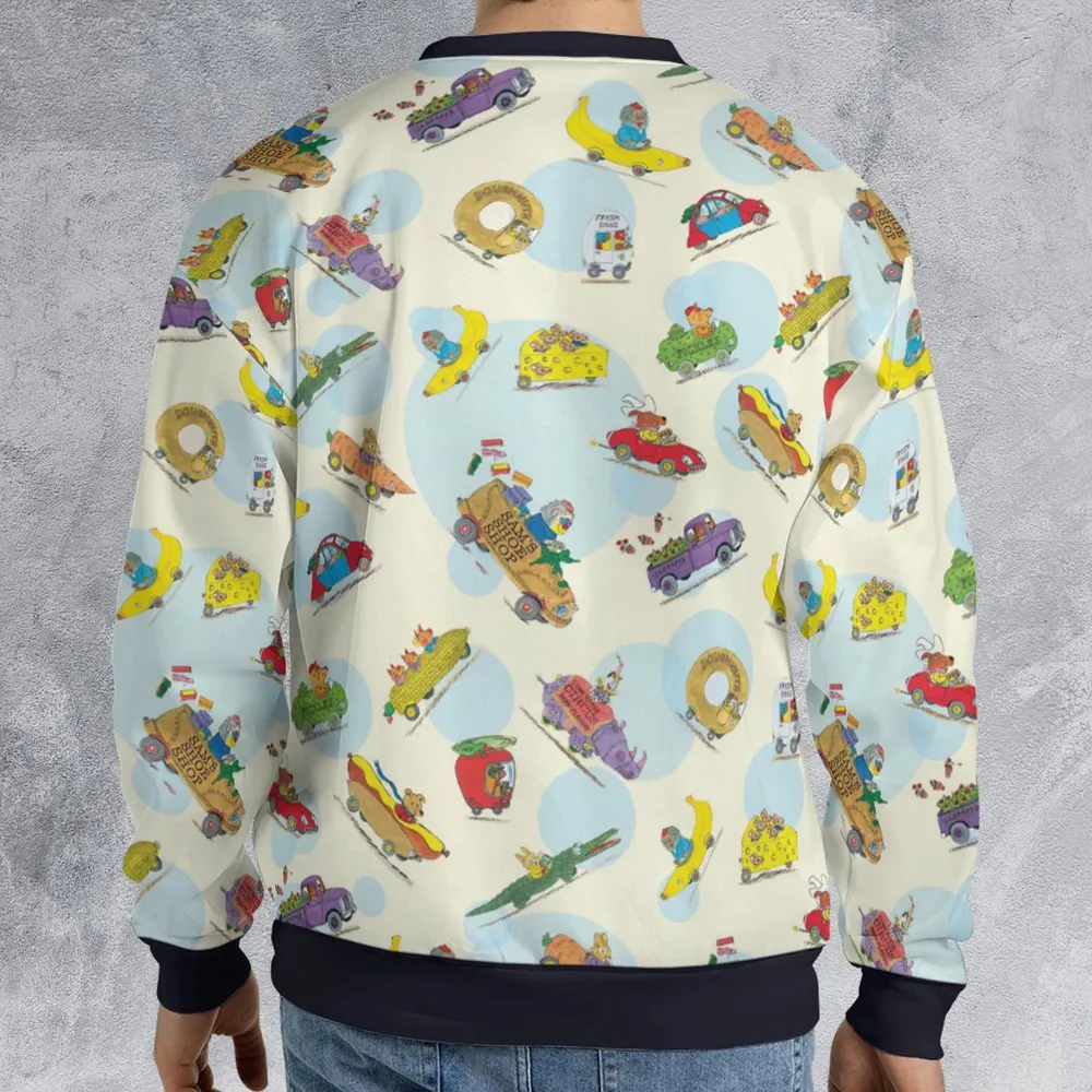 The Busy World of Richard Scarry All-over Print Sweatshirt - 2