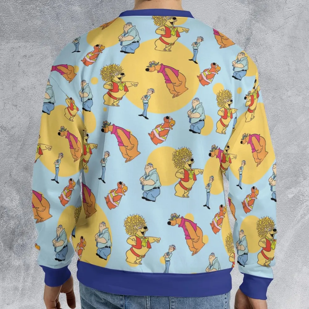 Help!... It's the Hair Bear Bunch! All-over Print Sweatshirt - 2