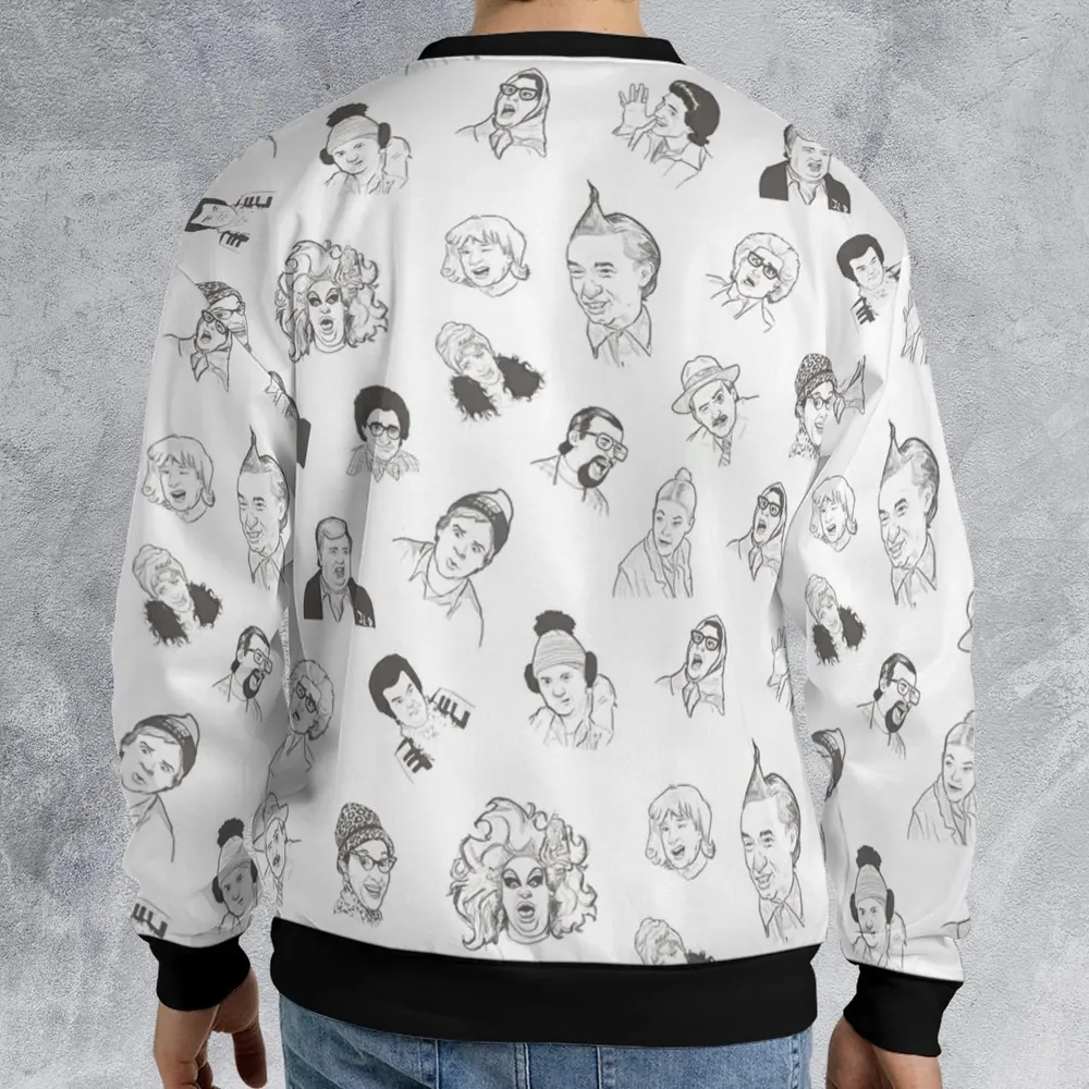 Second City Television Characters All-over Print Sweatshirt - 2