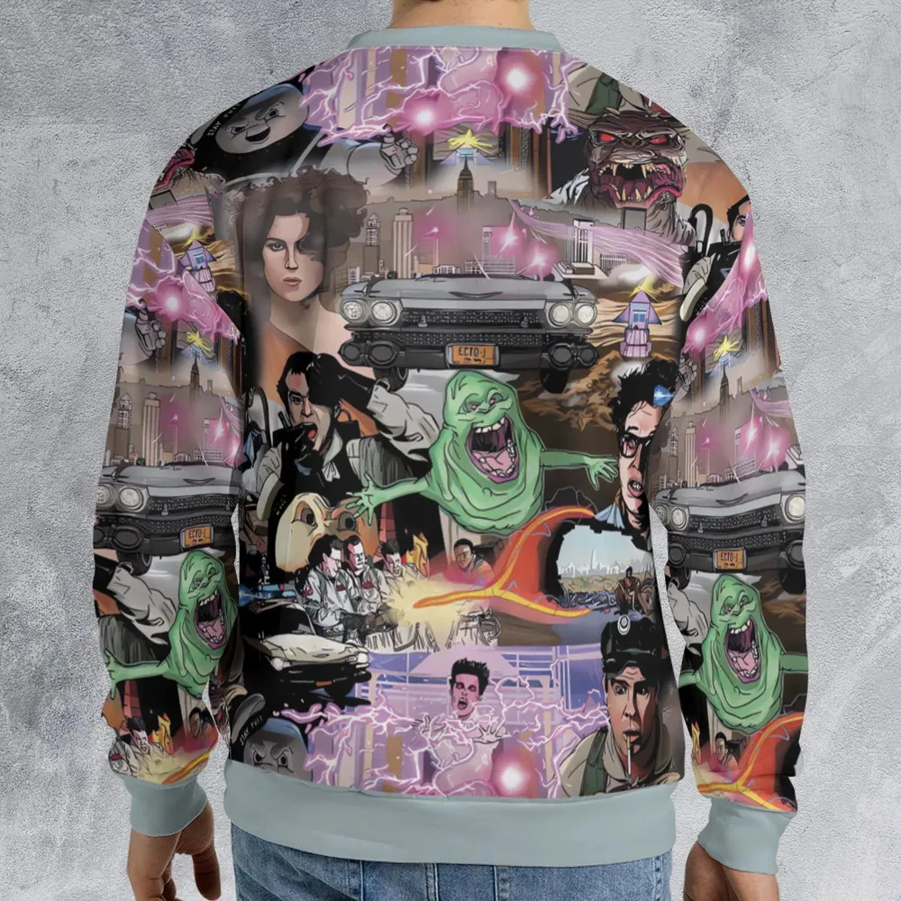 Ghostbusters Comic Style Montage All-over Print Sweatshirt - 2