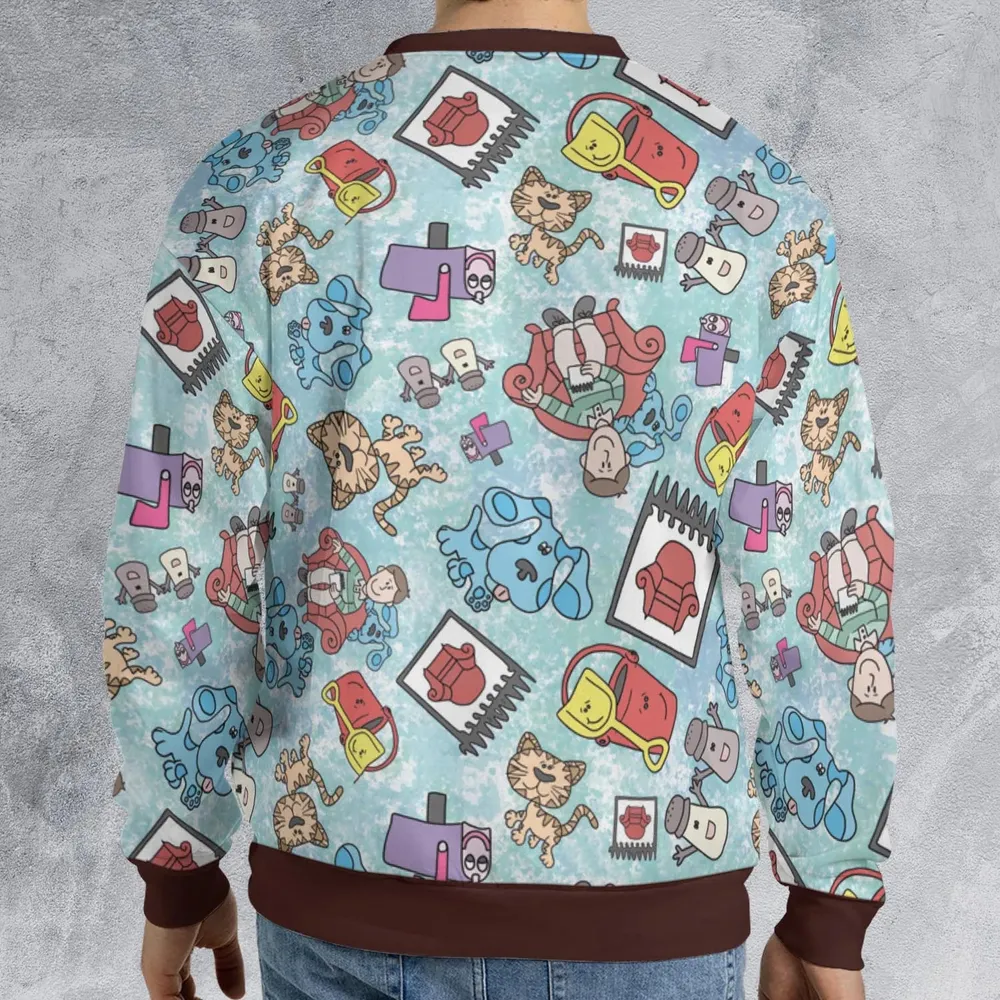 Blue's Clues Friend Party All-over Print Sweatshirt - 2
