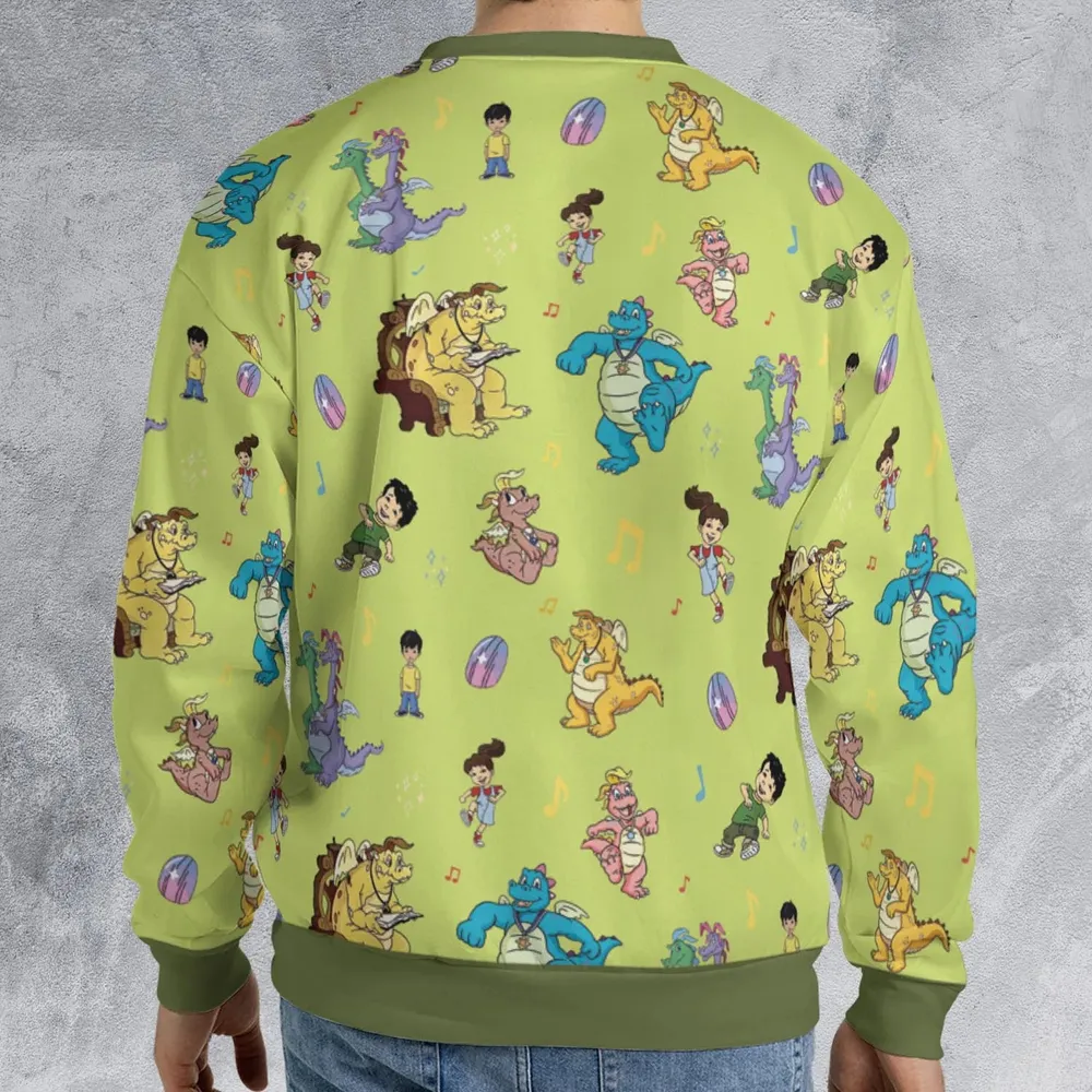 Dragontales Characters All-over Print Sweatshirt - 2