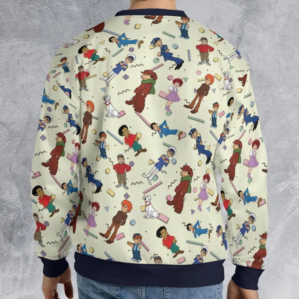 The Little Rascals Cartoon Characters All-over Print Sweatshirt - 2