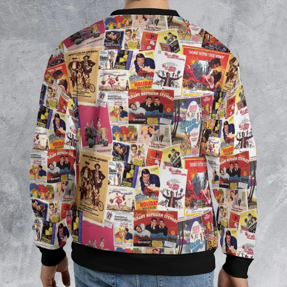 Hollywood Classics Collage All-over Print Sweatshirt - 2