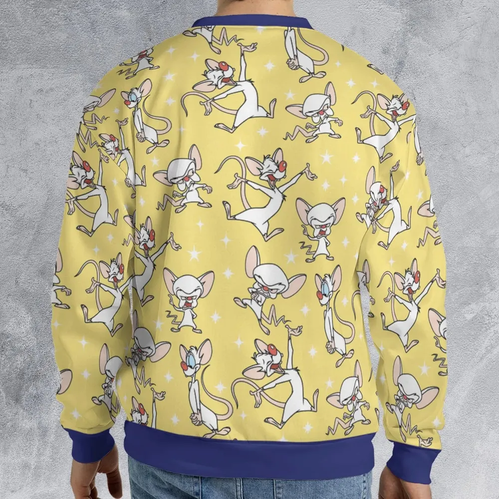 Lab Style Pinky and the Brain All-over Print Sweatshirt - 2