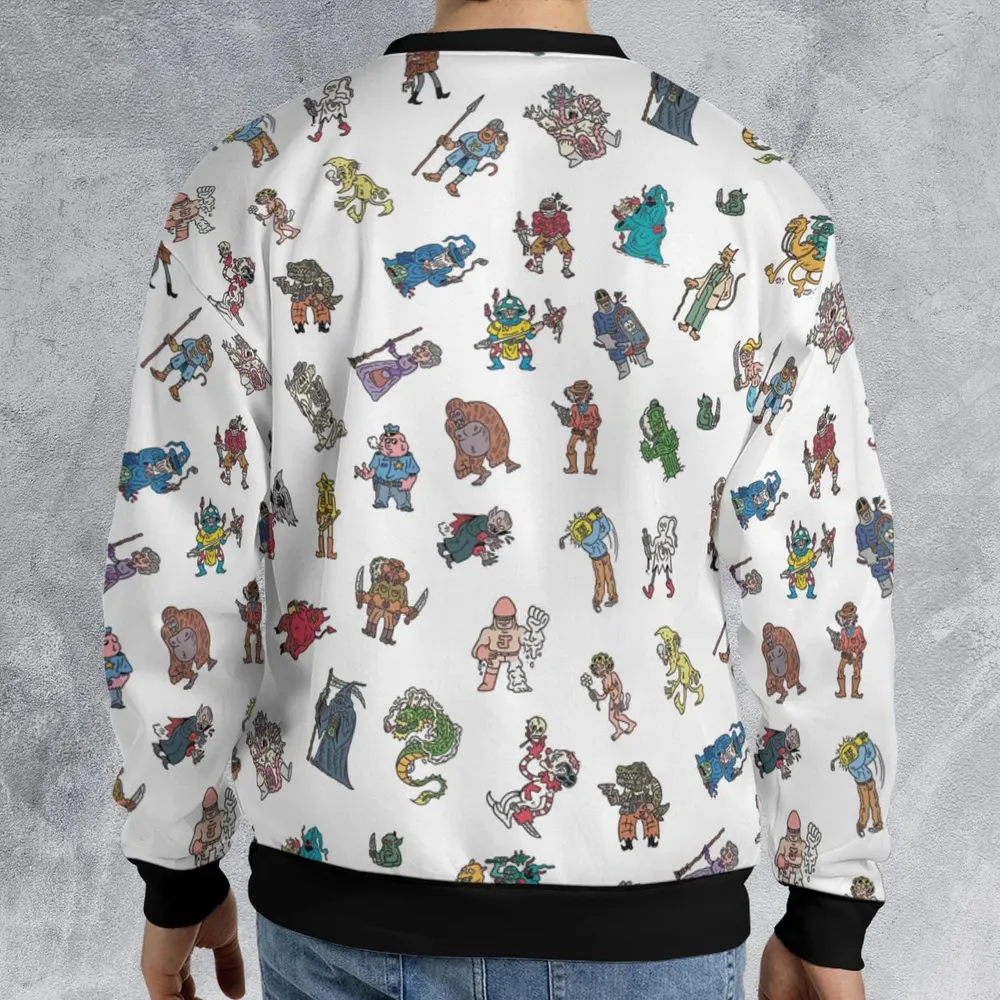 Characters Of Scumby All-over Print Sweatshirt - 2