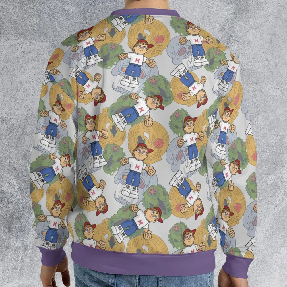 Mighty Max Monster All-over Print Sweatshirt - 2