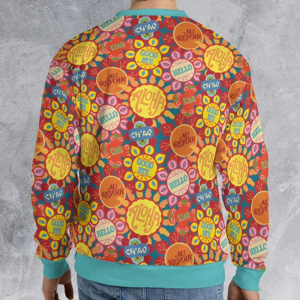 It's a Small World Flowers All-over Print Sweatshirt - 2