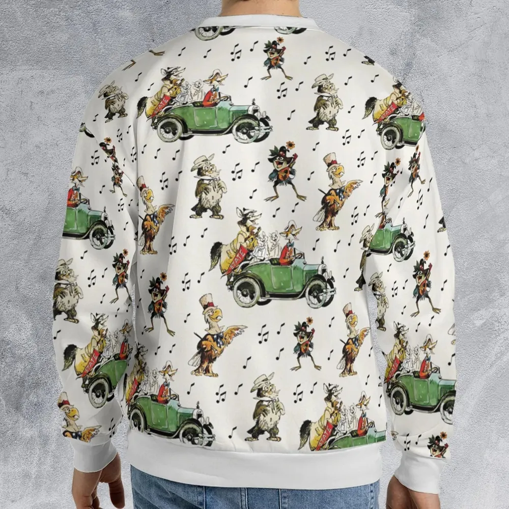 America Sings Characters All-over Print Sweatshirt - 2